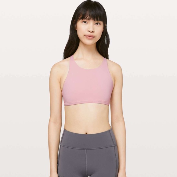Lululemon Free To Be Bra Wild High Neck - Faint Coral - Picture 1 of 4